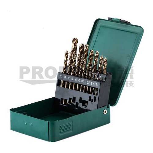 世達 52819 19件直柄含鈷麻花鉆組套