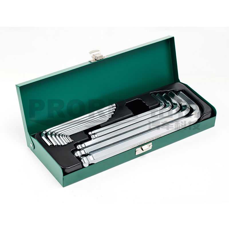 GW-130050355-世達(dá) 09141 14件加長(zhǎng)球頭內(nèi)六角扳手組套-1主圖