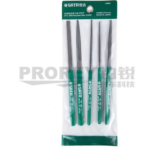 世達(dá) 03901 5件套迷你鉗工銼185mm