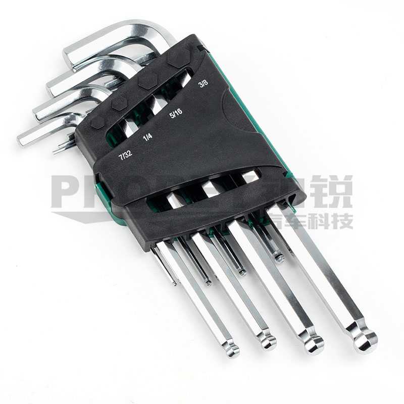 GW-130052134-世達(dá) 09106 12件英制加長(zhǎng)球頭內(nèi)六角扳手組套-2