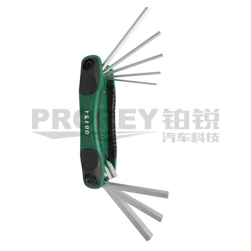 GW-130052138-世達(dá) 09121 8件折疊式內(nèi)六角扳手組套-5