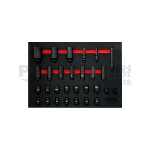 百思泰 6121 29件風(fēng)動套筒工具托組套