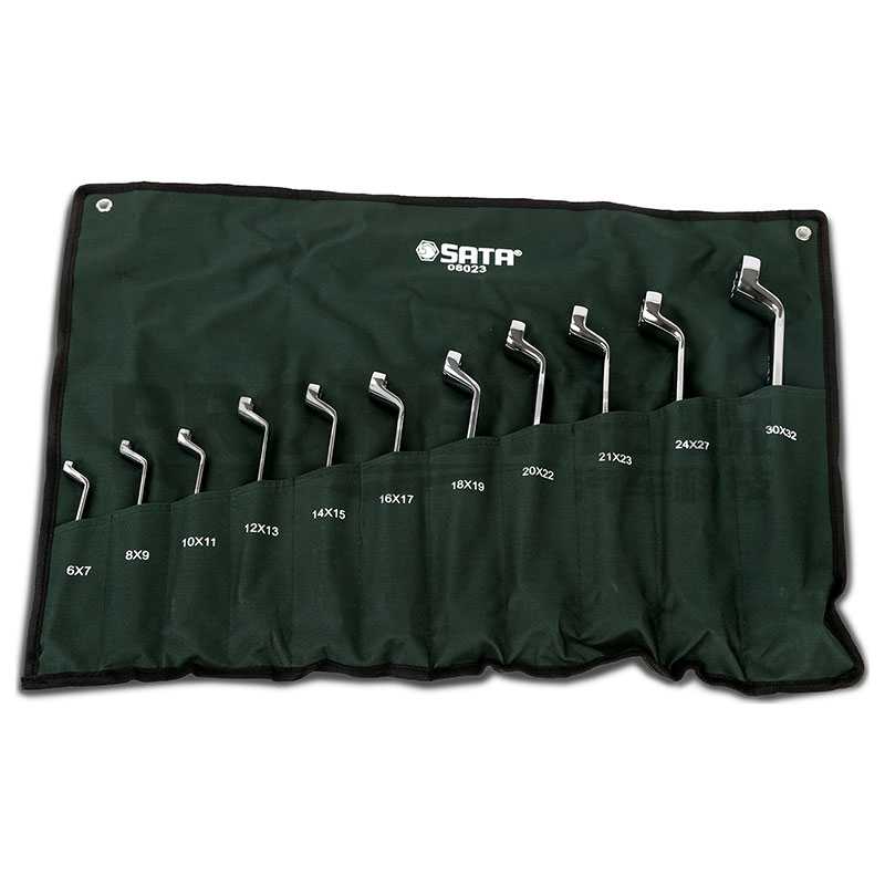 GW-130050306-世達 08023 11件全拋光高頸雙梅花扳手組套-2