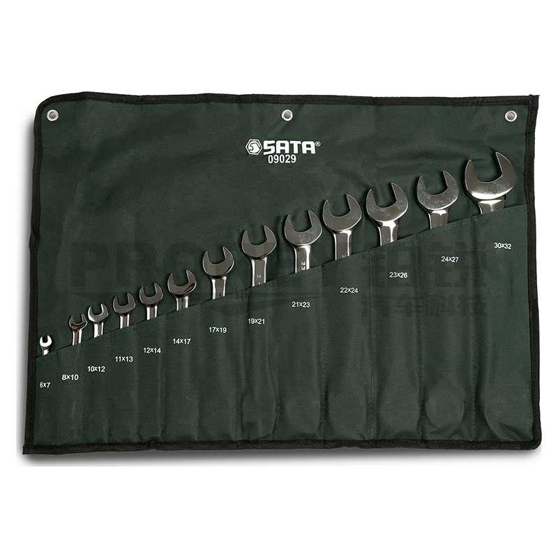 GW-130050301-世達(dá) 09029 13件全拋光雙開口扳手組套-2