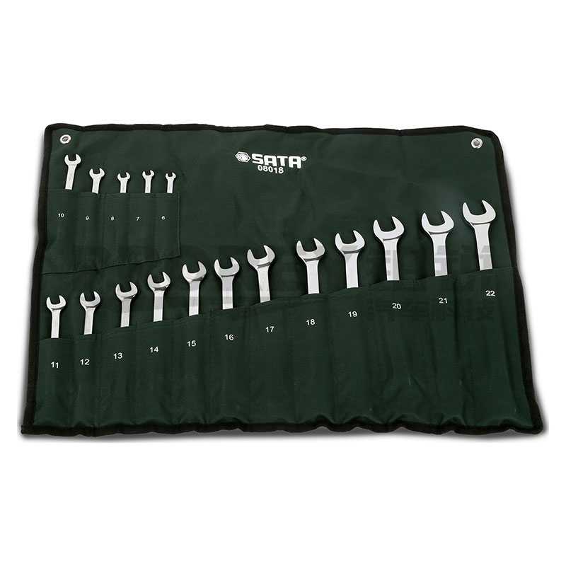 GW-130050293-世達 08018 17件新型全拋光兩用扳手組套-2