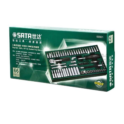 世達(dá) 09901 工具托組套-66件6.3mm系列套筒