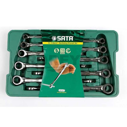 世達(dá) 08016 10件加長型X柄兩用快扳組套