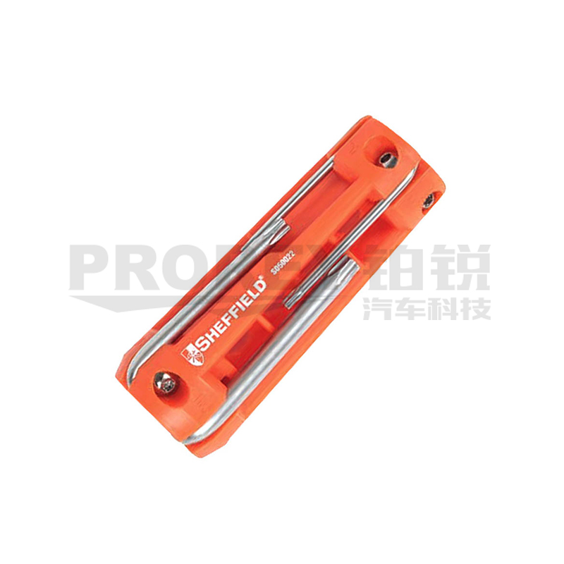 GW-130034087-鋼盾 S050022 8件套折疊式花形內(nèi)六角扳手