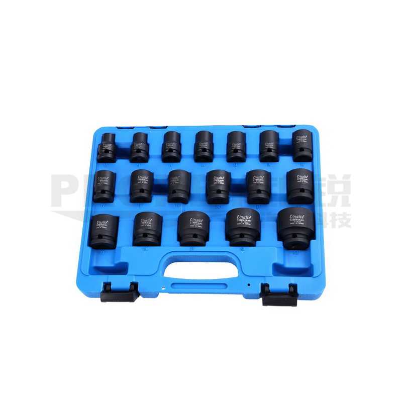 優(yōu)耐特工具 134501 18PCS1/2黑氣動短套筒