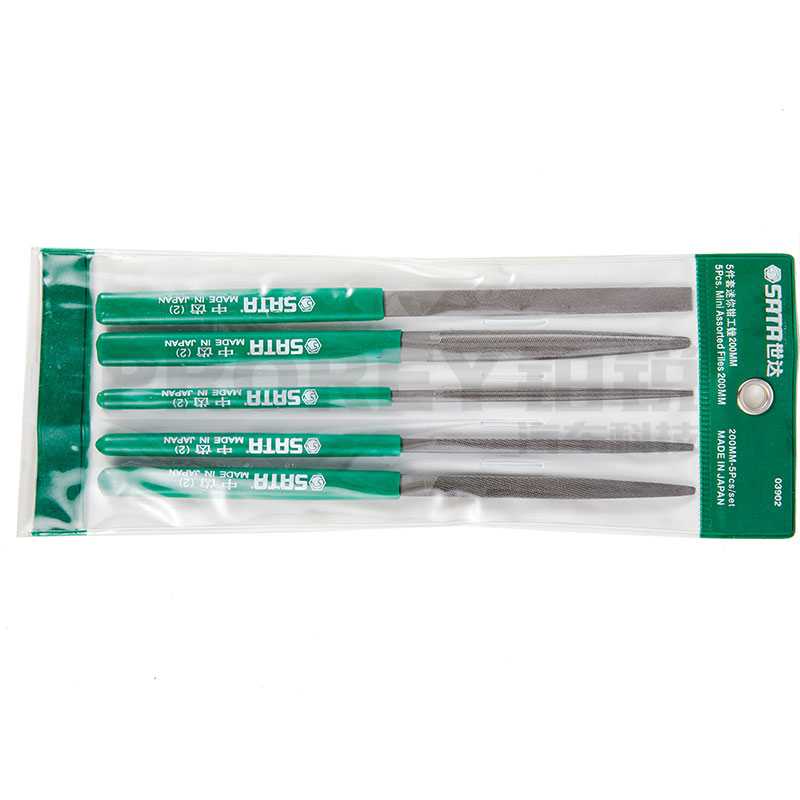 世達(dá) 03902 5件套迷你鉗工銼200MM