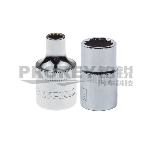 鋼盾 S012206 12.5mm系列英制12角套筒9/16英寸