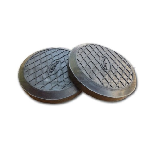 圓形無(wú)孔內(nèi)徑10.8CM 舉升機(jī)膠墊雙柱龍門膠帶腳墊