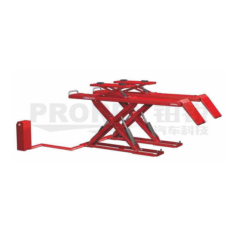 中意泰達(dá) TD-535B 潘通485C紅色 4T超薄子母大剪雙層舉升機(jī)