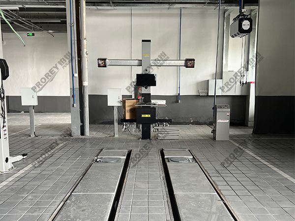 浙江小鵬4S店-蕭山小鵬項目中意泰達(dá)大剪、科吉四輪定位儀