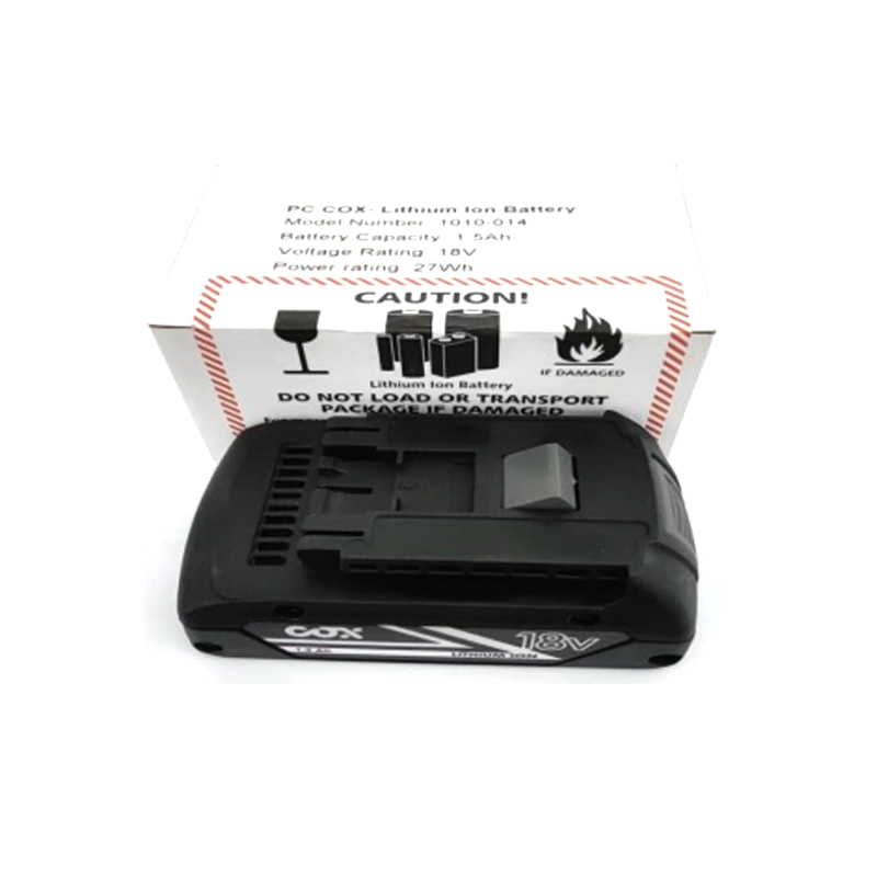 COX 7E1601 18V 1.5AH 18V電動噴槍的備用蓄電池