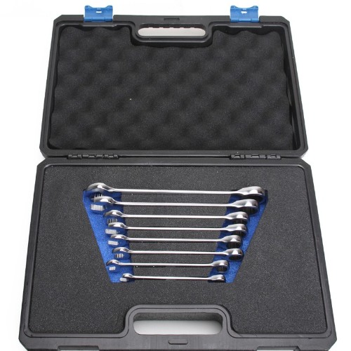 寶合 2200402 8件全拋光兩用快扳組套