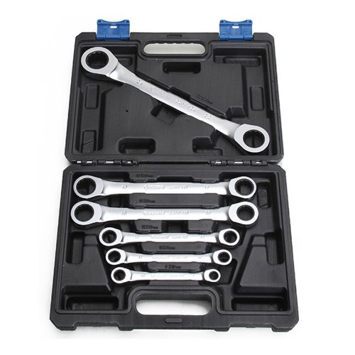 寶合 2200501 6件全拋光雙梅花快扳組套