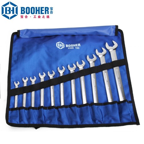 寶合 2200103 11件全拋光兩用扳手組套