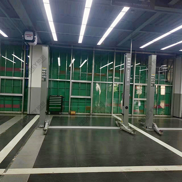 山東Icar4S店-濟(jì)南百靈鳥ICAR-浦力雙柱舉升機(jī)特寫圖2