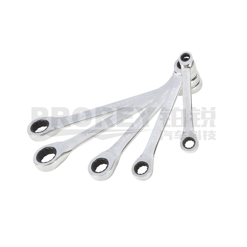 GW-130033688-鋼盾 S018901 5件套全拋光雙梅花快扳組套（塑盒） 主圖