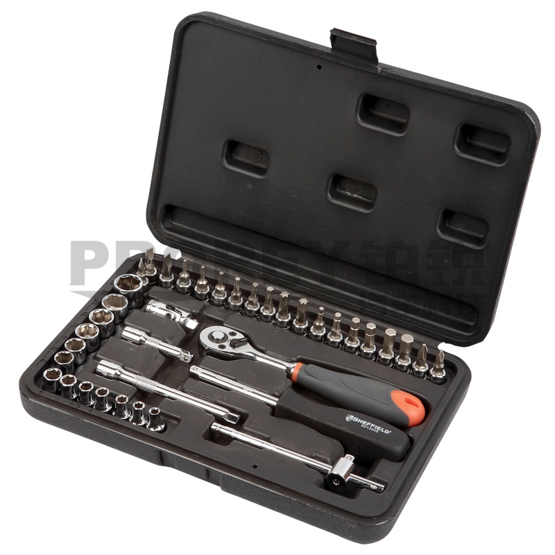 GW-130032795-鋼盾 S010038 38件套6.3mm系列公制組套 主圖