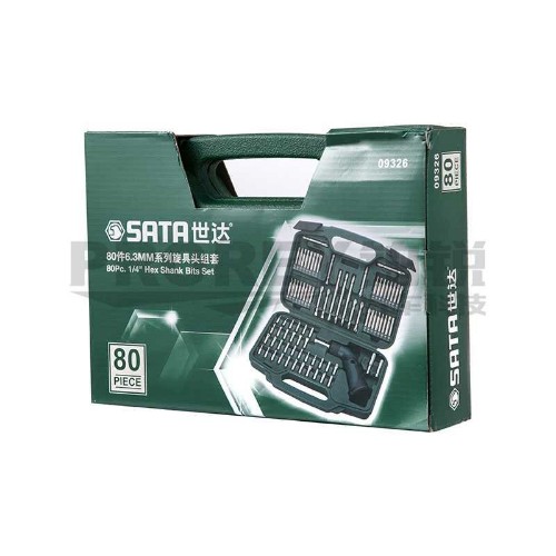 世達(dá) 09326 80件6.3mm系列旋具頭組套
