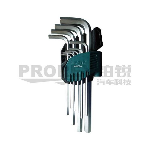 世達(dá) 09107A 9件鉻釩鋼加長內(nèi)六角扳手組套