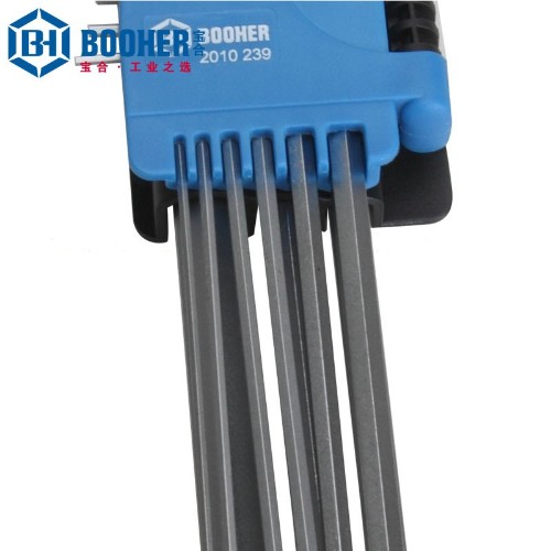 寶合 2010239 9件套公制特長球頭內(nèi)六角