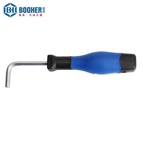 寶合 1935082 雙色柄L型平頭六角螺絲批H8x60mm