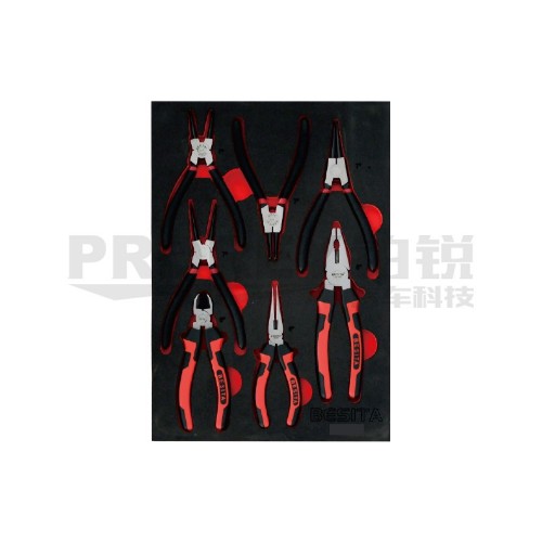 百思泰 M6401 7件鉗子工具托組套