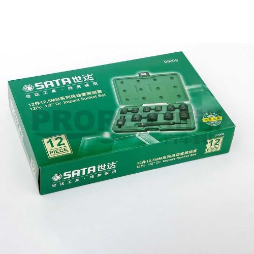 世達 09009 12件12.5mm系列風動套筒組套