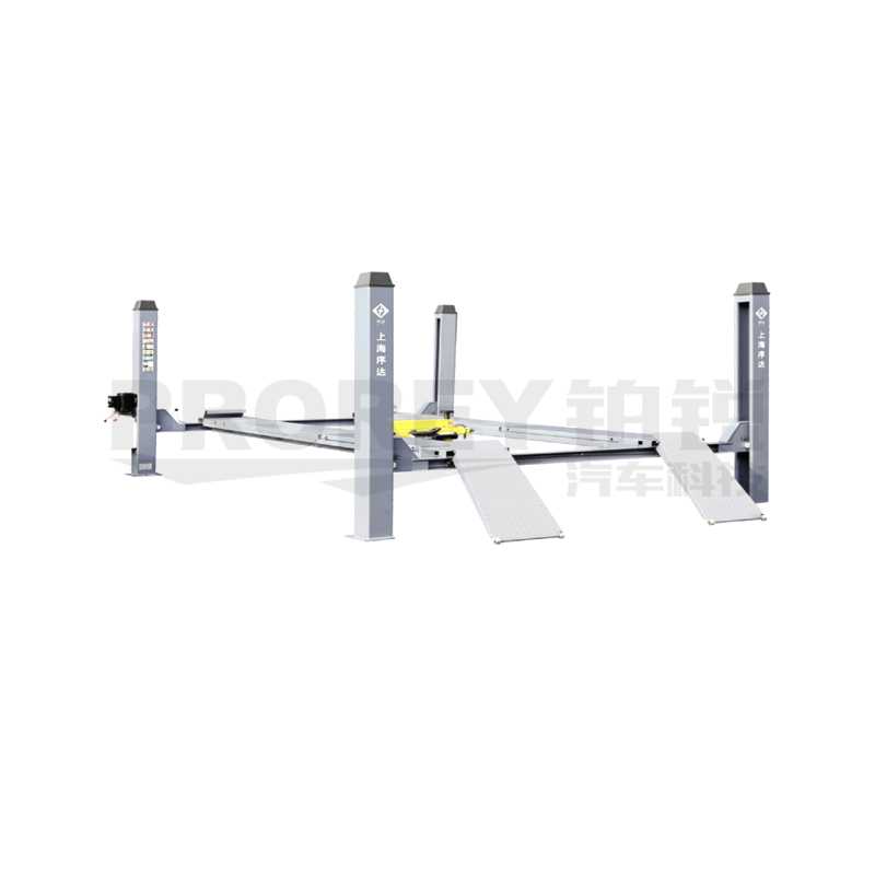 序達(dá) TT-8044 9016白+上車(chē)板黃色 5.5T四輪定位四柱（含氣動(dòng)小車(chē)）