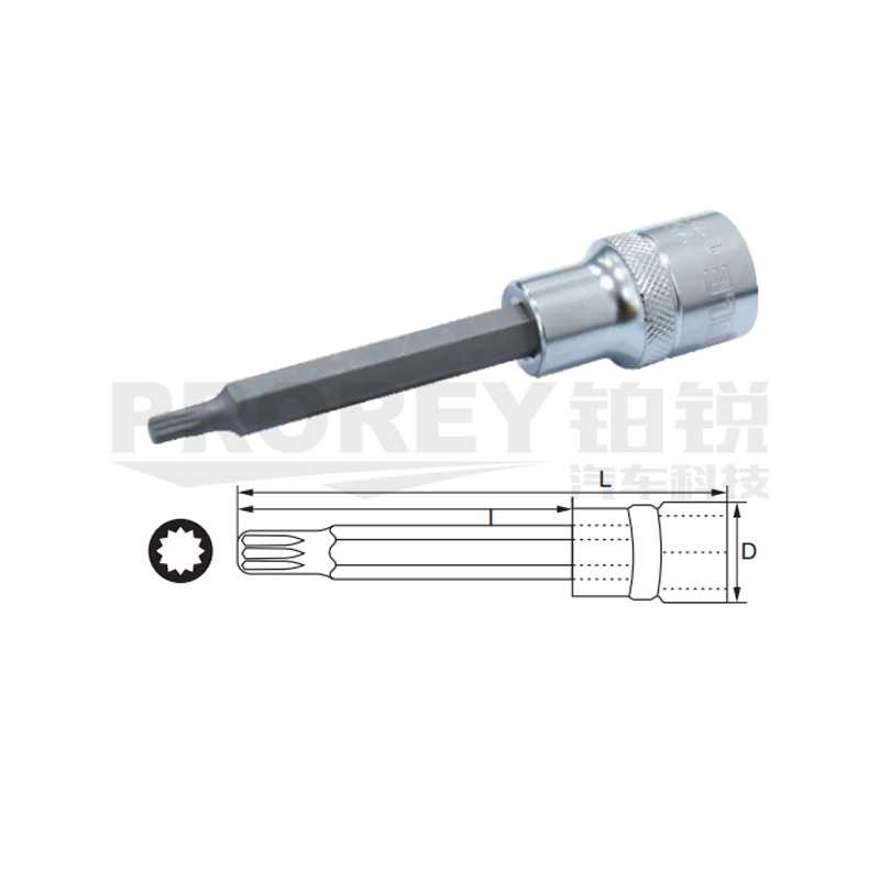 飛鷹 1317A31 1/2英寸 旋具套筒，十二角 M14   100L