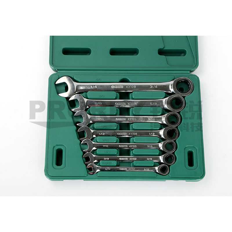 GW-130052120-世達 09023 7件英制全拋光兩用快扳組套-4