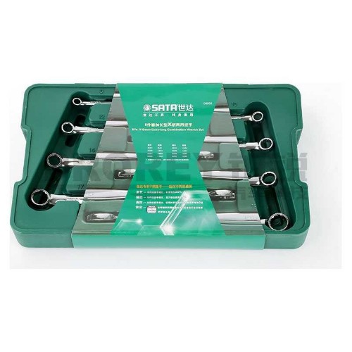 世達(dá) 08005 8件套X柄加長兩用扳手