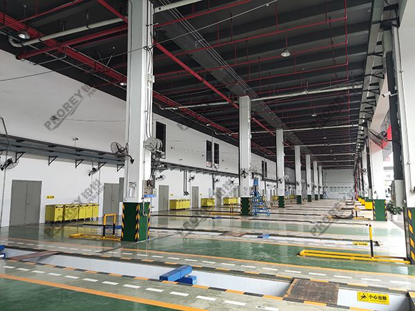 重慶融匯公交項(xiàng)目-西部公交集團(tuán)梨樹(shù)灣保修廠-安裝效果展示1