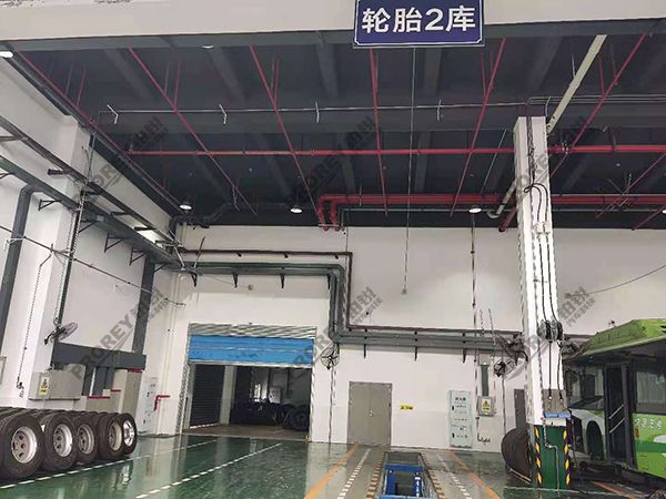 重慶融匯公交項(xiàng)目-西部公交集團(tuán)梨樹(shù)灣保修廠-安裝效果展示2