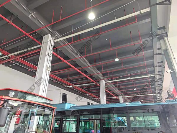 重慶融匯公交項(xiàng)目-西部公交集團(tuán)梨樹(shù)灣保修廠-安裝效果展示3