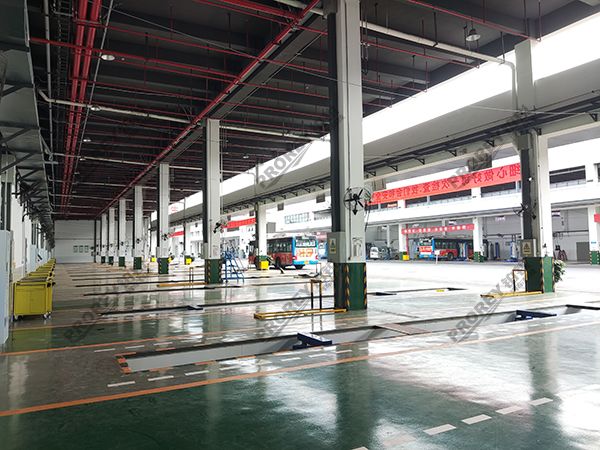 重慶融匯公交項(xiàng)目-西部公交集團(tuán)梨樹(shù)灣保修廠-安裝效果展示5