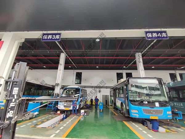 重慶融匯公交項(xiàng)目-西部公交集團(tuán)梨樹(shù)灣保修廠-安裝效果展示12