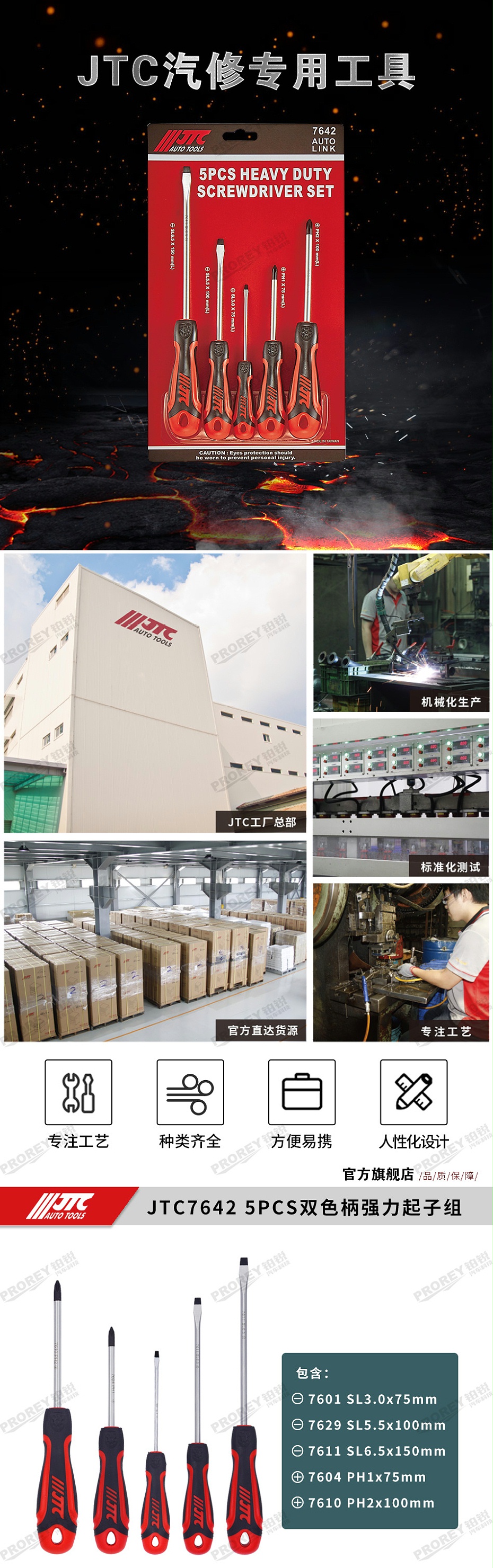 GW-130040823-JTC-7642-5PCS雙色柄強(qiáng)力起子組 -1