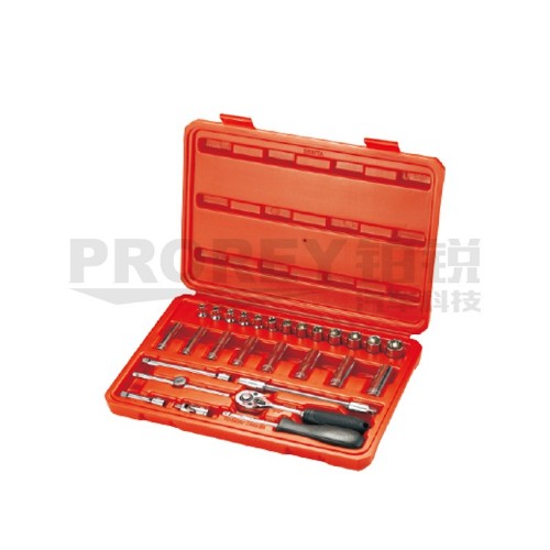 百思泰 6109 28件6.3mm公制套筒組套