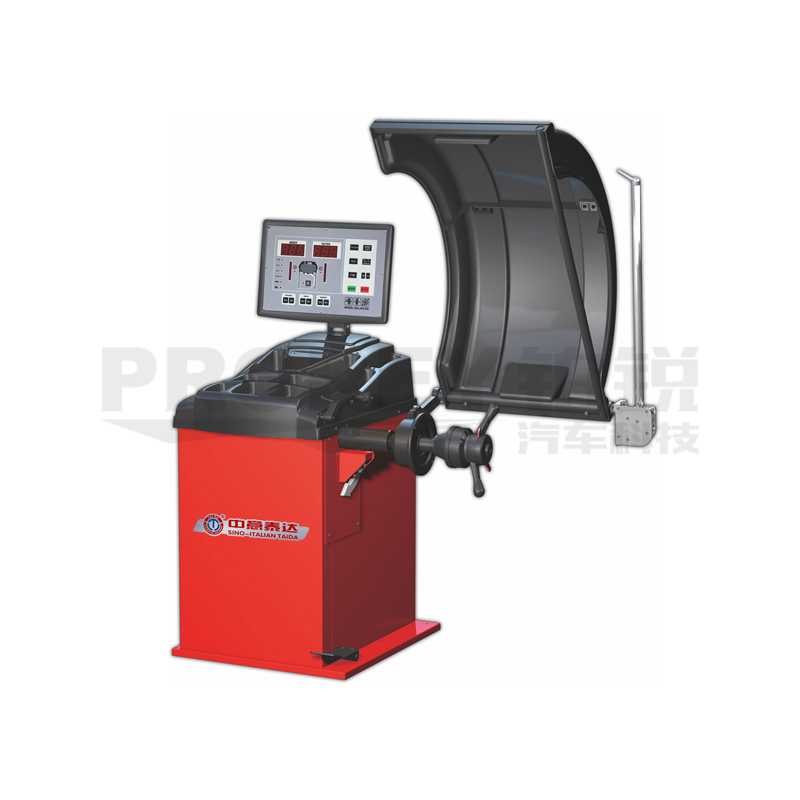 中意泰達(dá) TD-513P 潘通485C紅色 半自動(dòng)輪胎動(dòng)平衡機(jī)