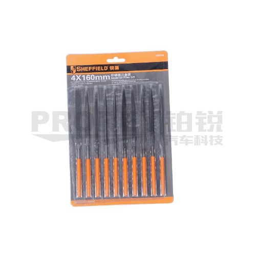 鋼盾 S090008 10件套什錦銼(4x160mm)