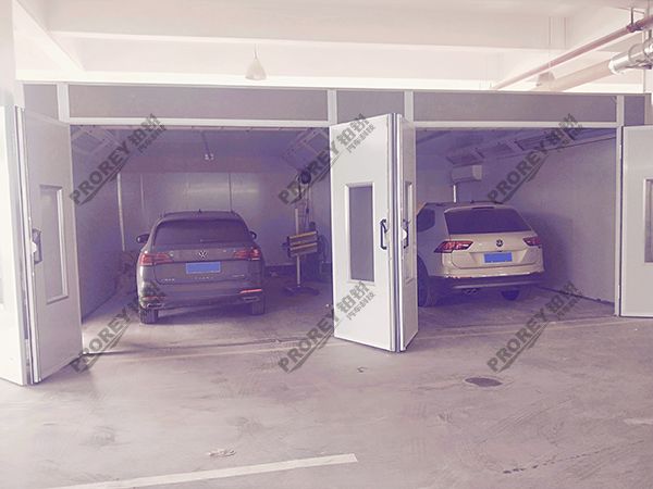 四川上汽大眾4S店-成都申蓉興辰打磨房內(nèi)部照