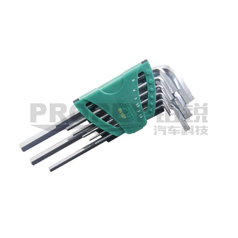 GW-130050634-世達(dá) 09107 9件加長內(nèi)六角扳手組套-5