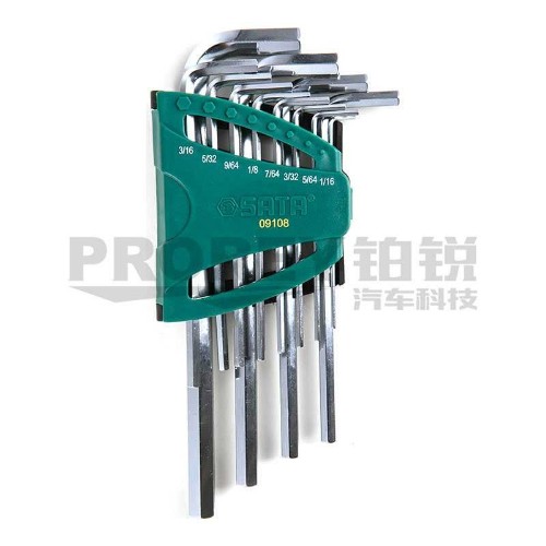 世達 09108 12件英制加長內(nèi)六角扳手組套