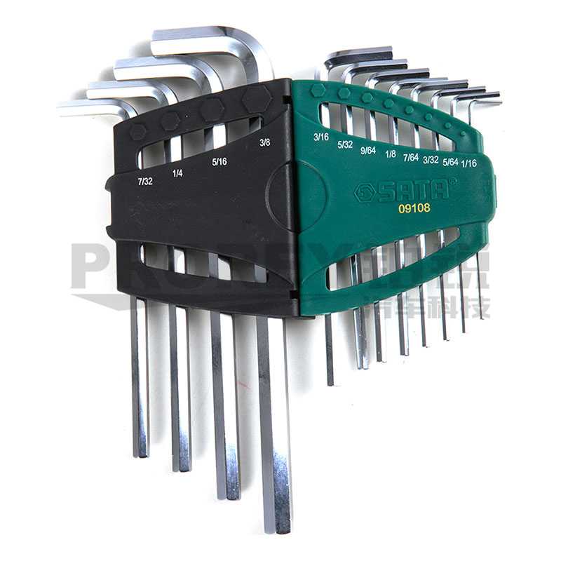 GW-130050549-世達(dá) 09108 12件英制加長內(nèi)六角扳手組套-4