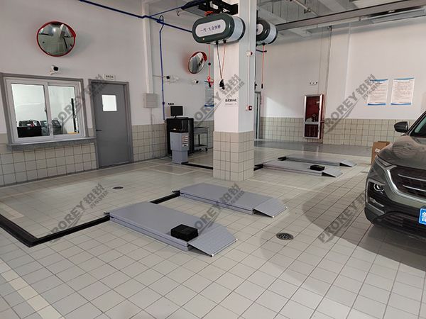 山東一汽大眾4S店-濟(jì)南金奧-剪式舉升機(jī)