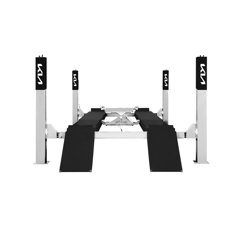 優(yōu)耐特 PL-FS45 立柱RAL7047灰+平臺(tái)上車(chē)板RAL9005黑 380V 4.5T四柱四輪定位舉升機(jī) （不含小車(chē)）